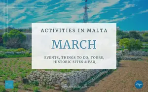 Get to know the islands with the best activities in Malta in March 2026. A sample of events, UNESCO sites, accommodation and FAQ's for an unforgettable holiday.