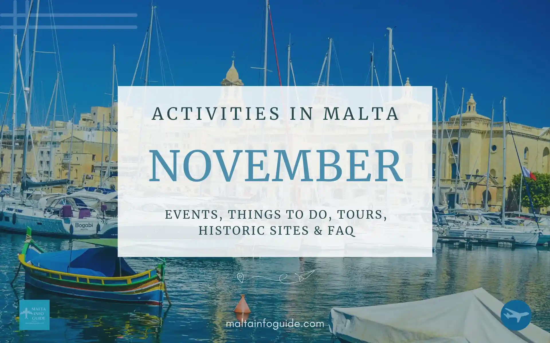 Activities in Malta November.