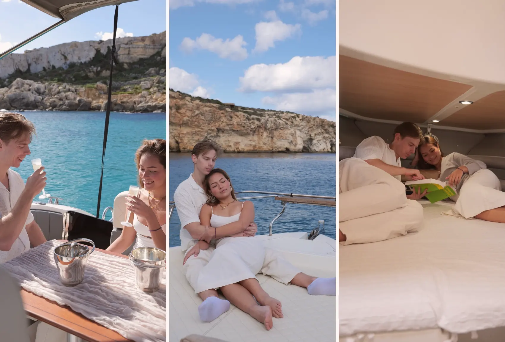 Personalized private charter with food, drinks and stunning scenery.