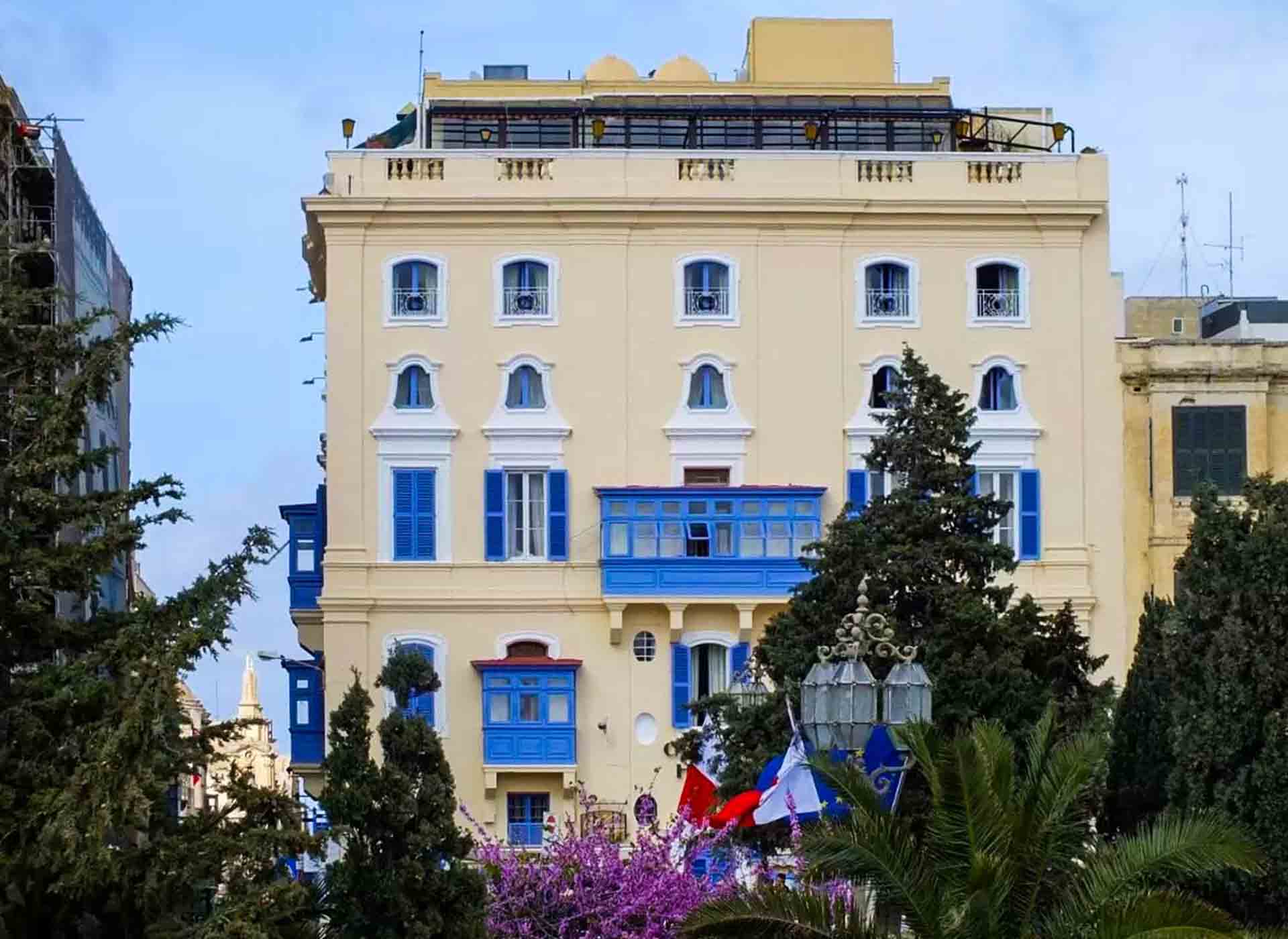 Castille Hotel Valletta Malta rates and reviews.