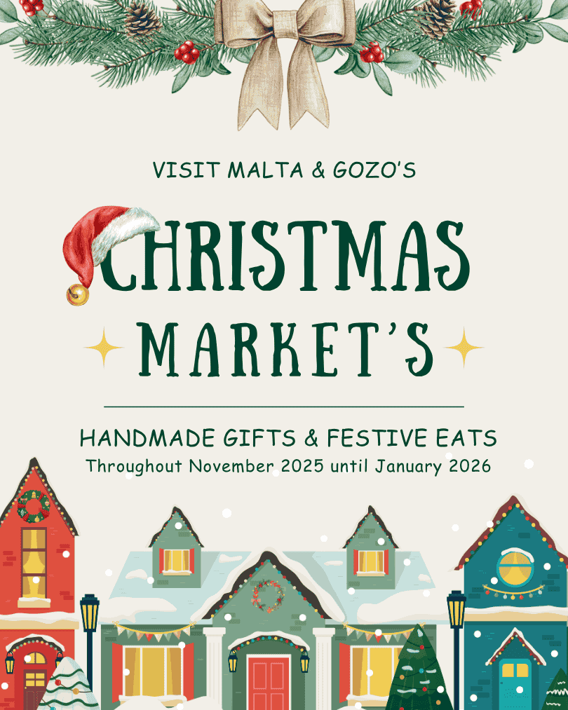 Christmas Markets Malta Infographic.