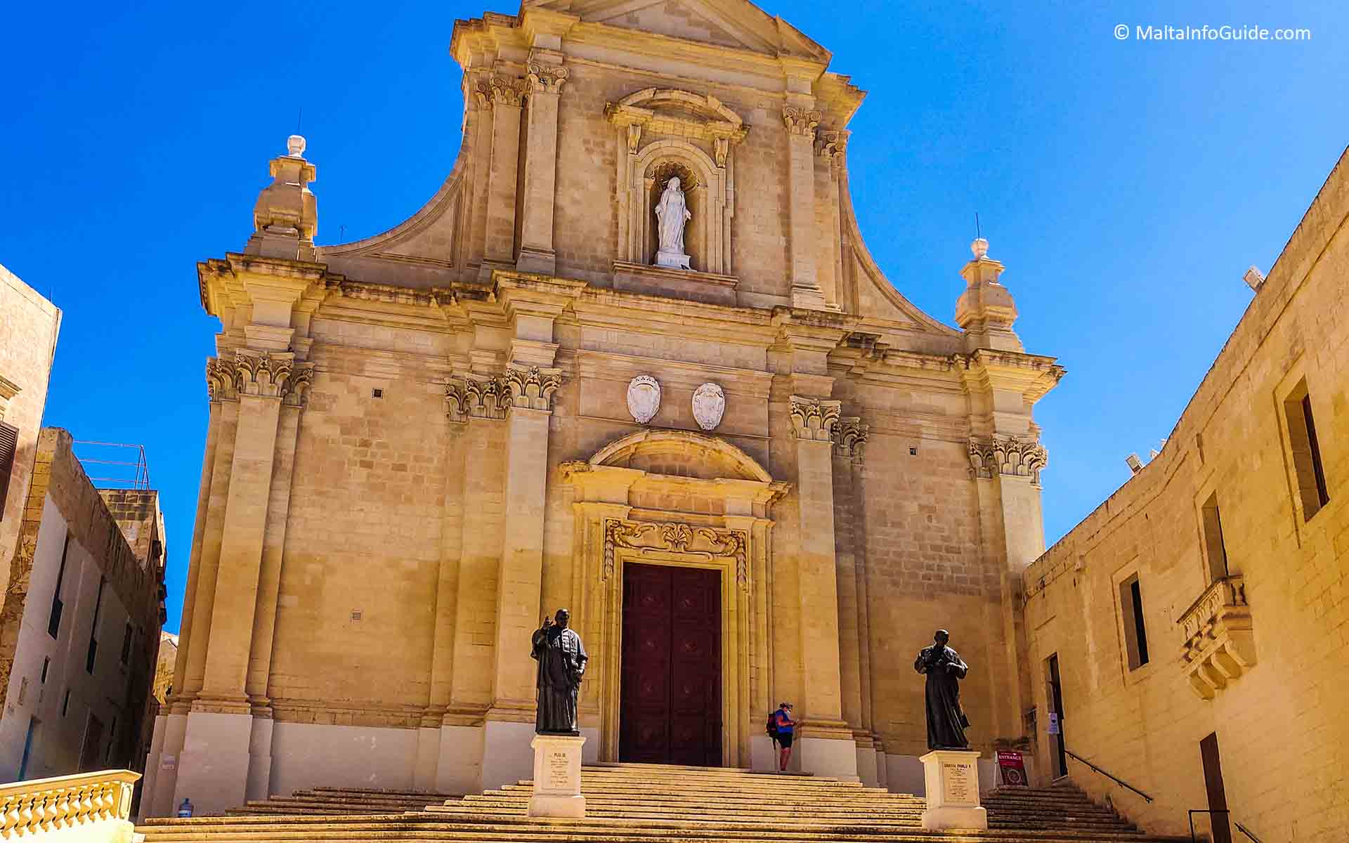 The church at Cittadella Gozo.