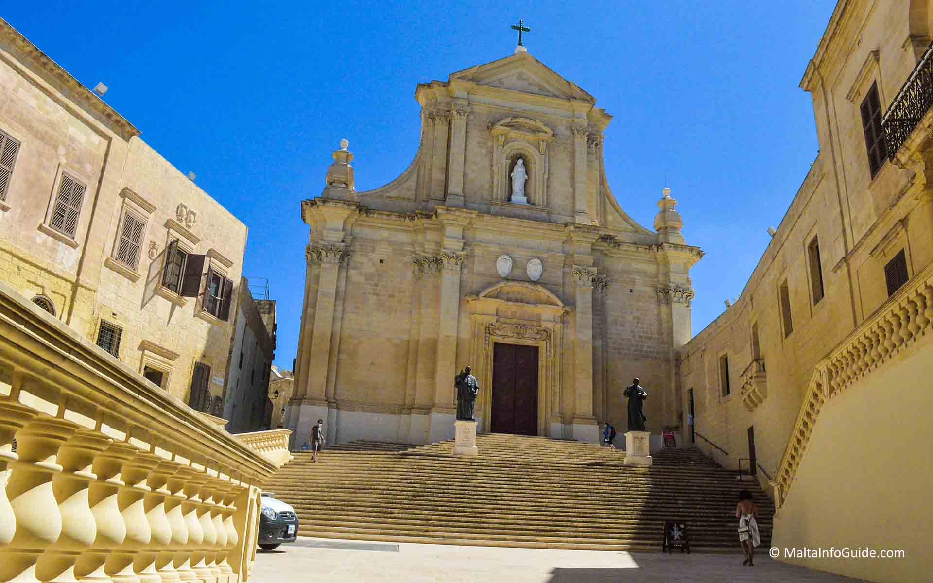 The church at the Cittadella Gozo