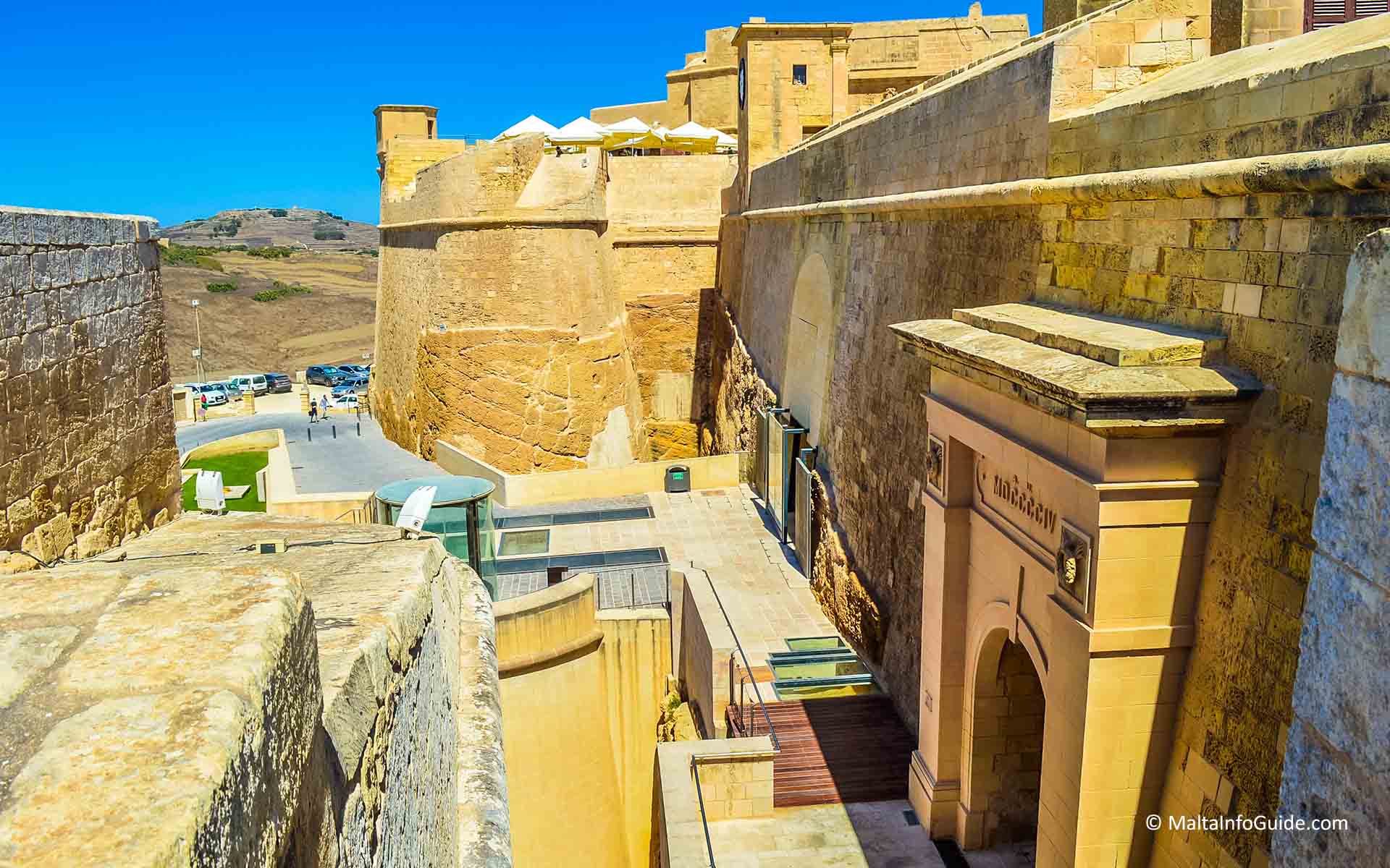 The Cittadella fortifications at Victoria Rabat Gozo.