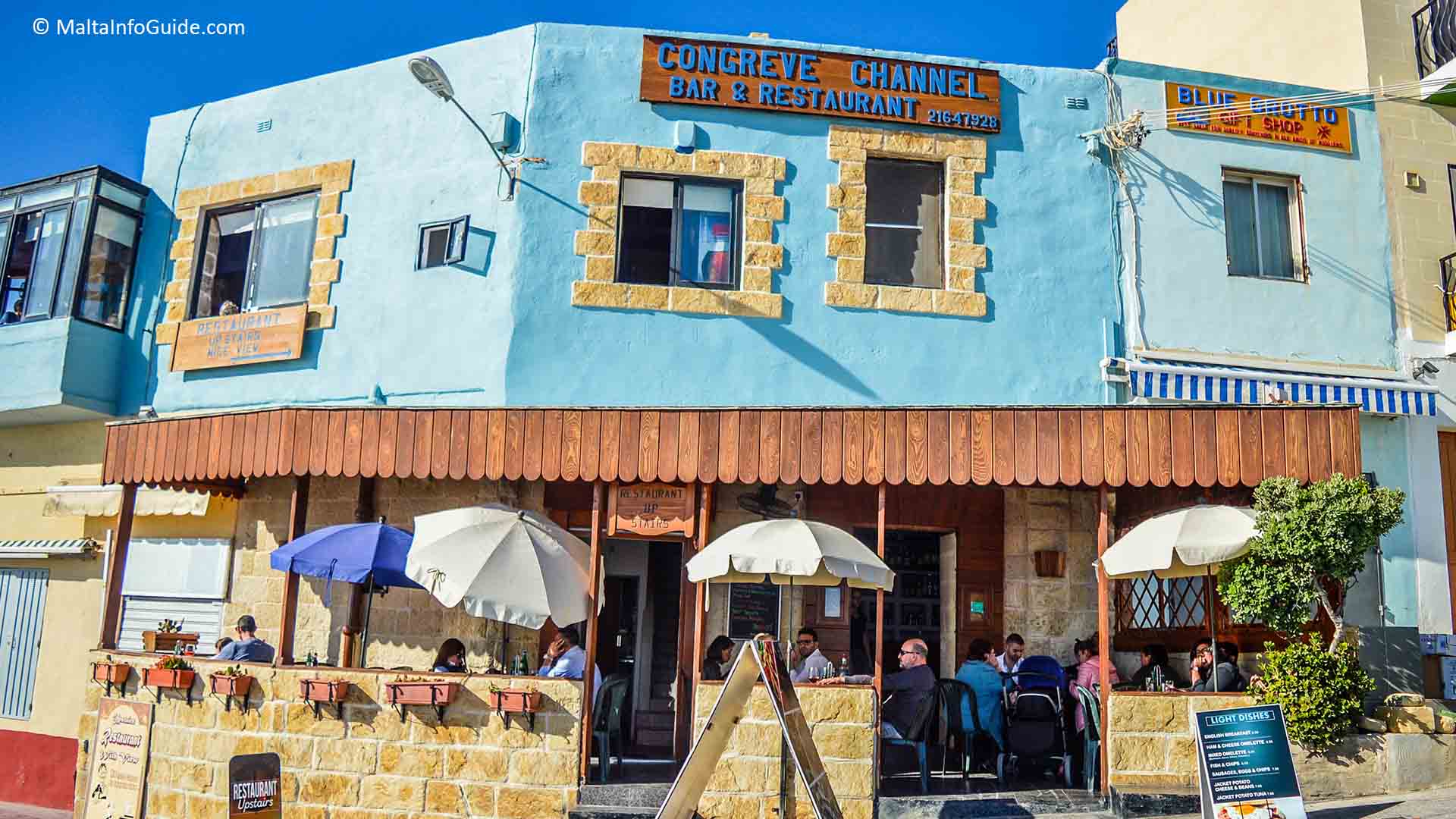 People having lunch at Congreve Channel Bar & Restaurant. People having lunch at Congreve Channel Bar & Restaurant.