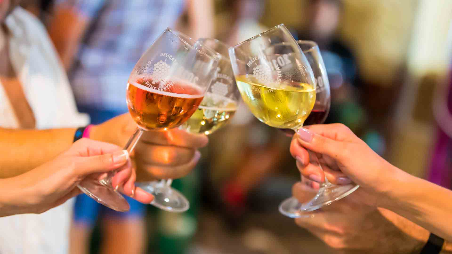 Delicata Wine Festival wine glasses