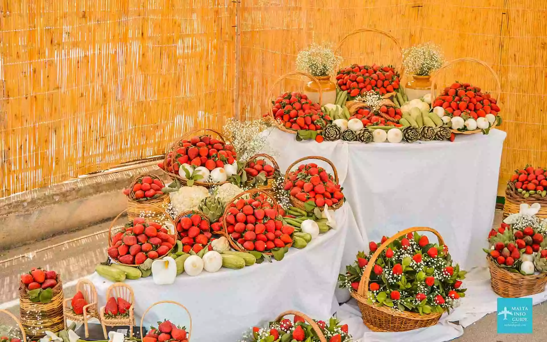 Strawberry festival in Malta.