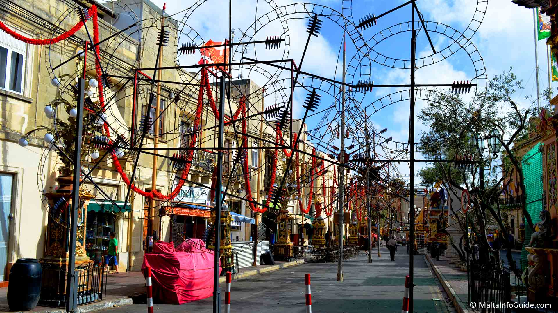 Ground Fireworks at zebbug feast malta