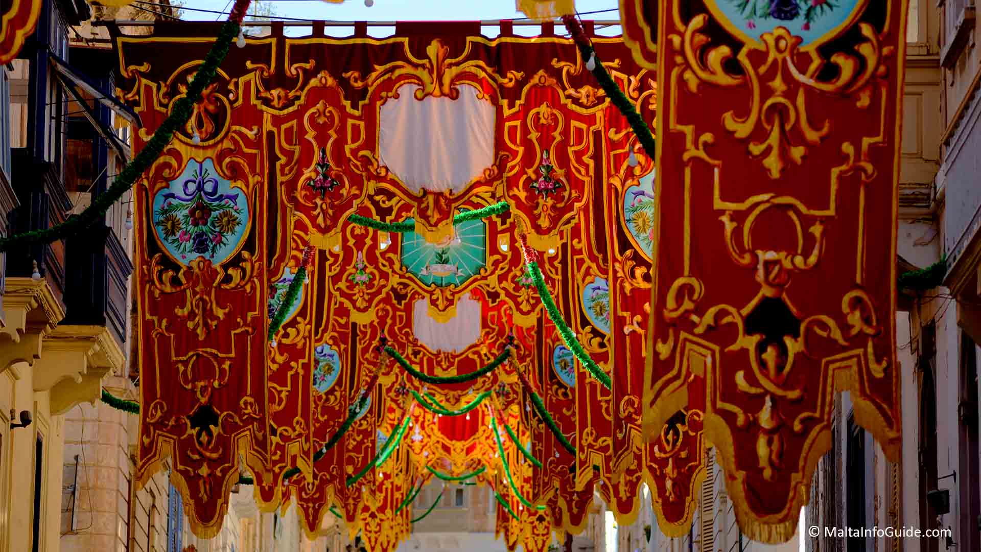 Street decorations in Sliema