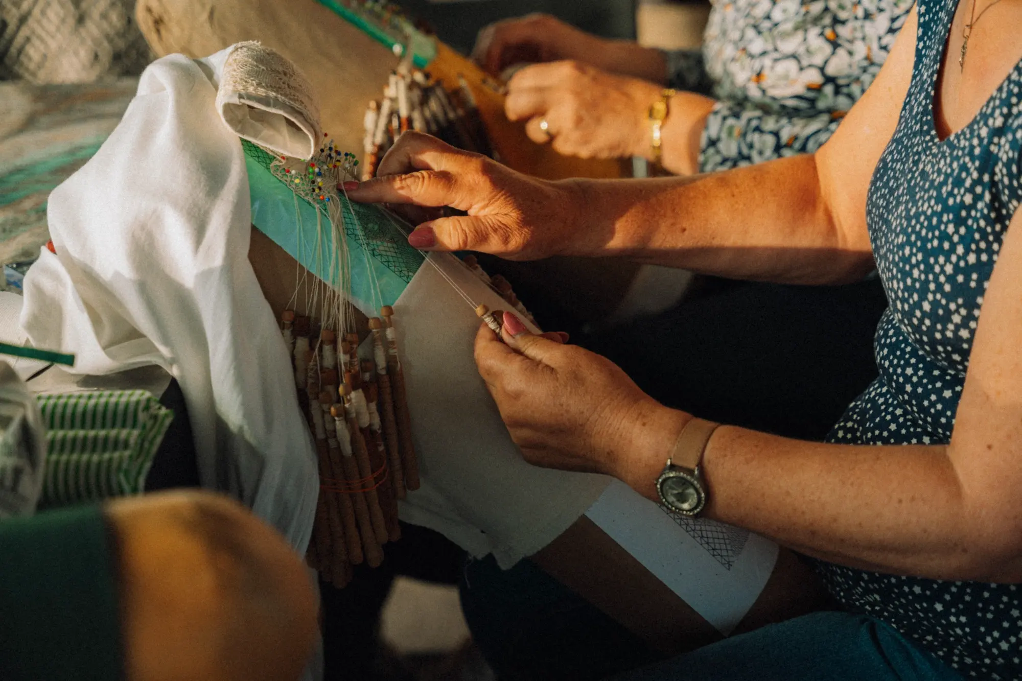 Traditional craft demonstration shown during Festghana Malta.