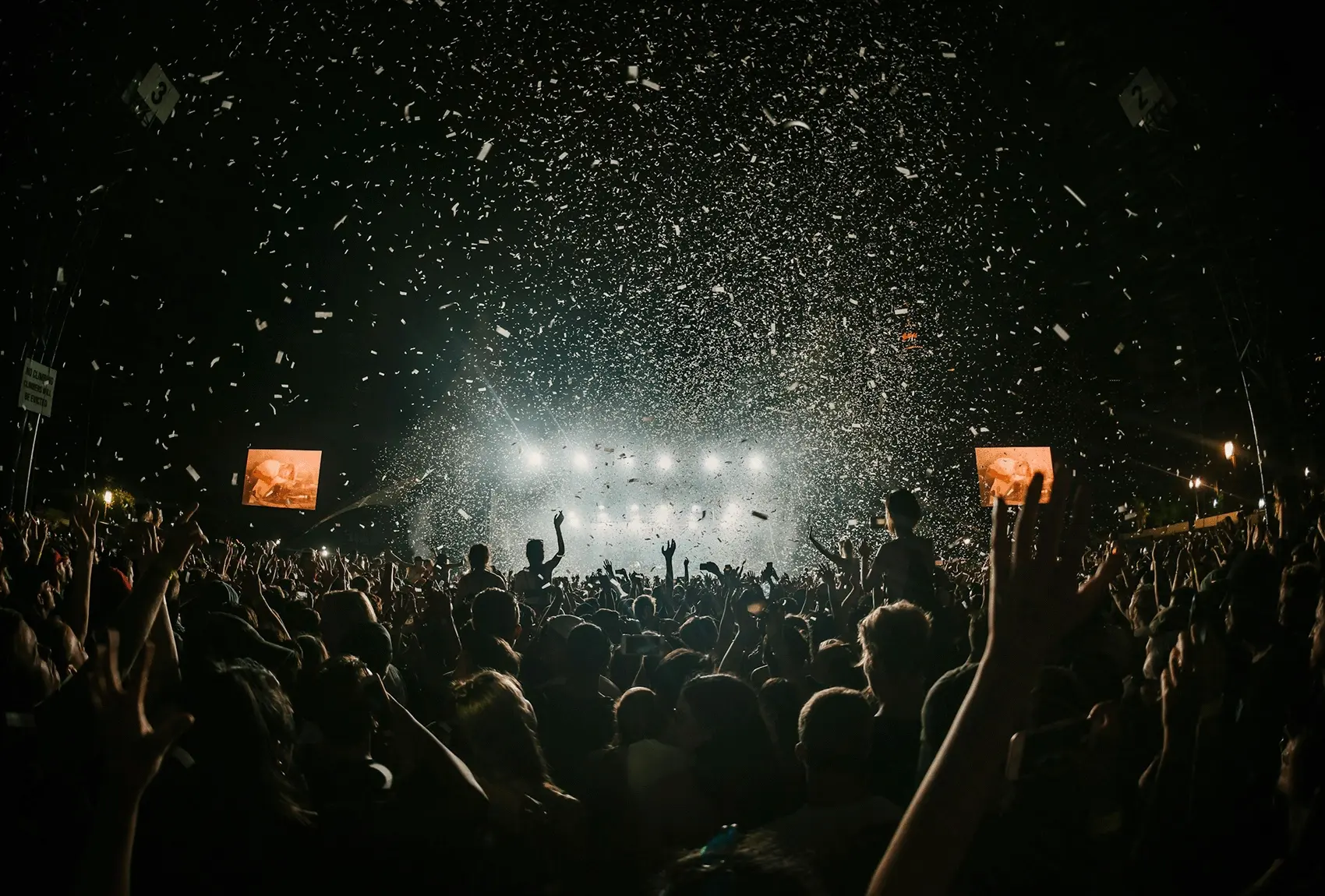 Crowd enjoying live music at a Festival in Malta.