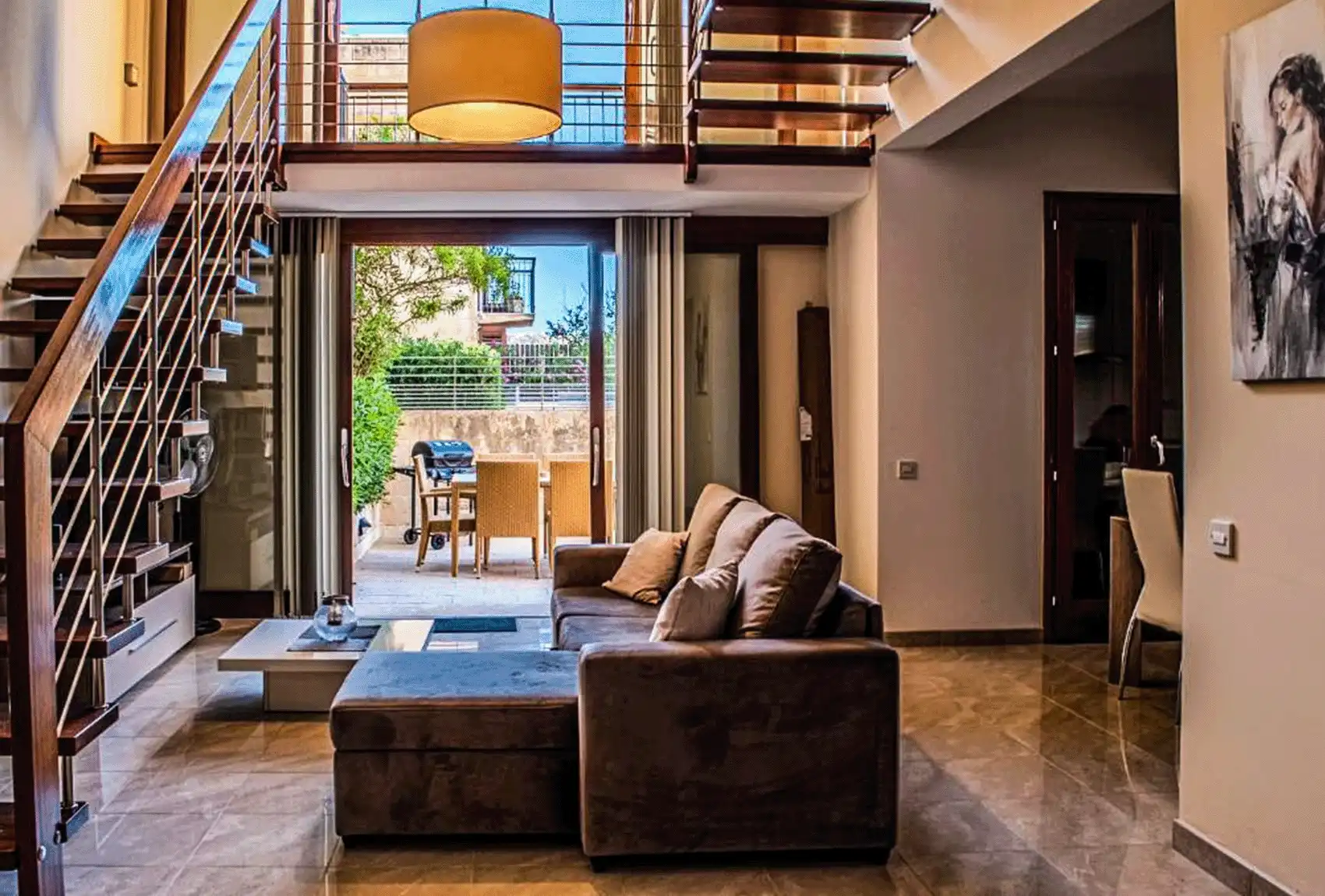 The living area of Fort Chambray Holiday Villas & Apartments Gozo, Malta