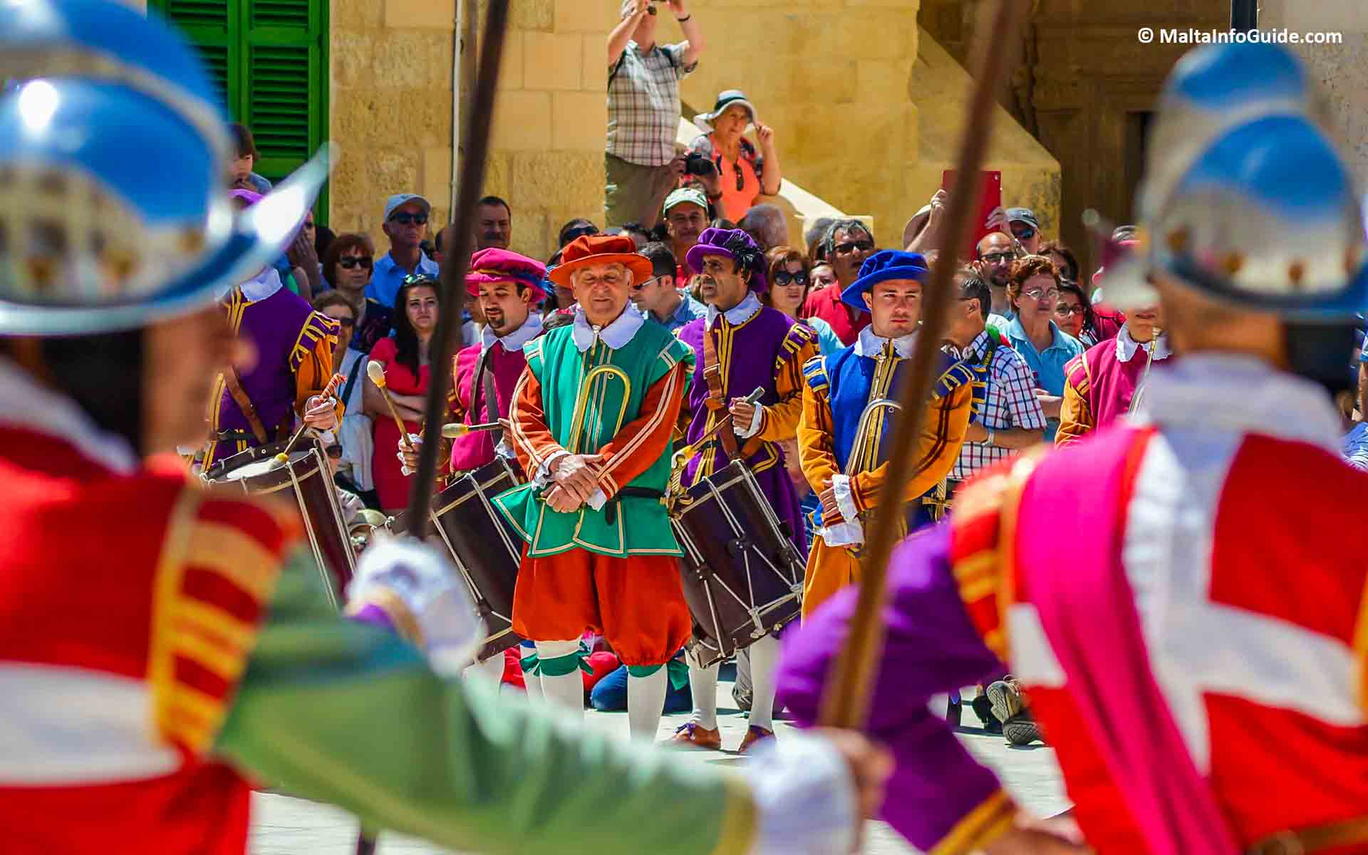 The In Guardia parade Malta. The In Guardia parade Malta.