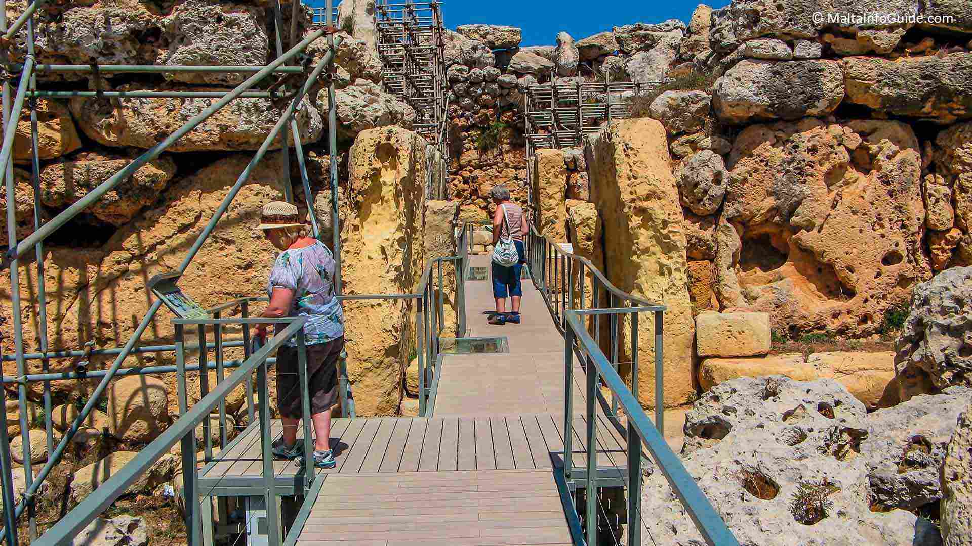 The Ggantija Megalithic Temples in Gozo.