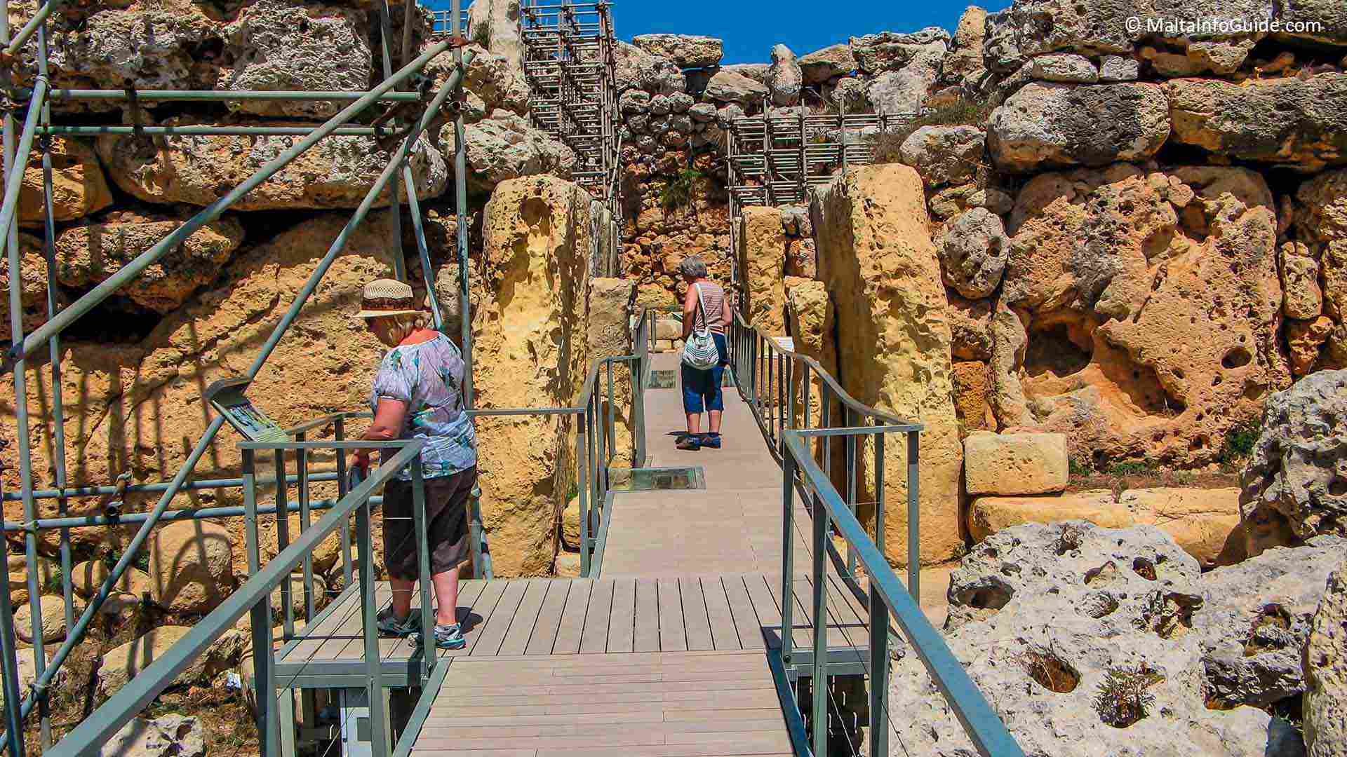 Die Ggantija megalithischen Tempel in Gozo.