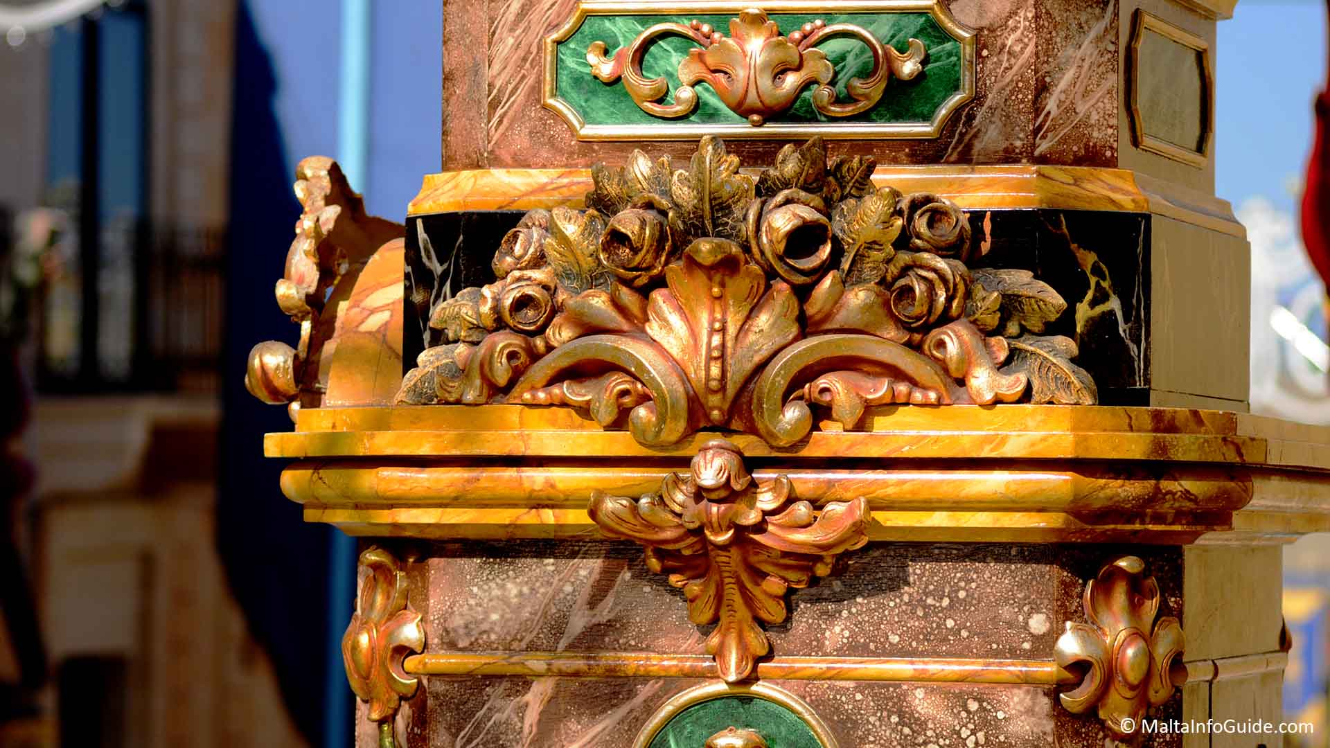 A pavilion at Kercem village