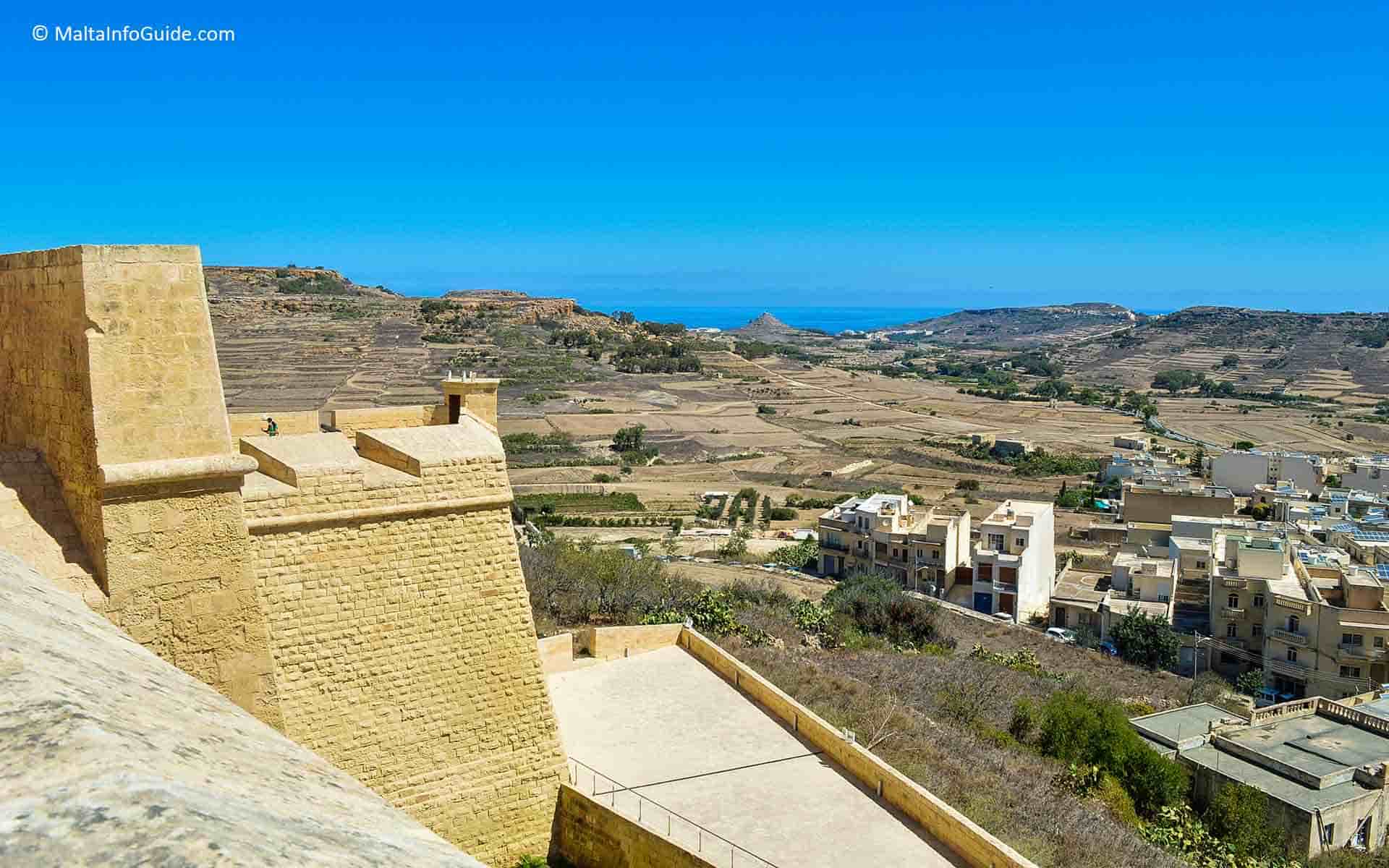 Citadel Gozo Malta photos as seen during the day