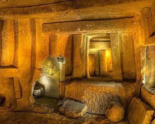 Il sito sotterraneo di Hal Saflieni Ipogeo di Malta.