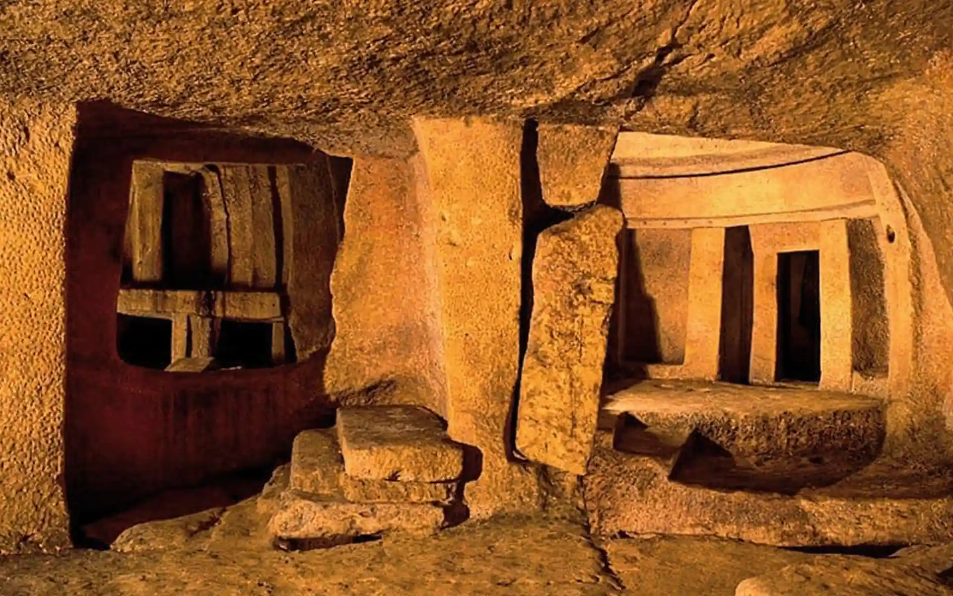 Hypogeum Of Malta underground temple.
