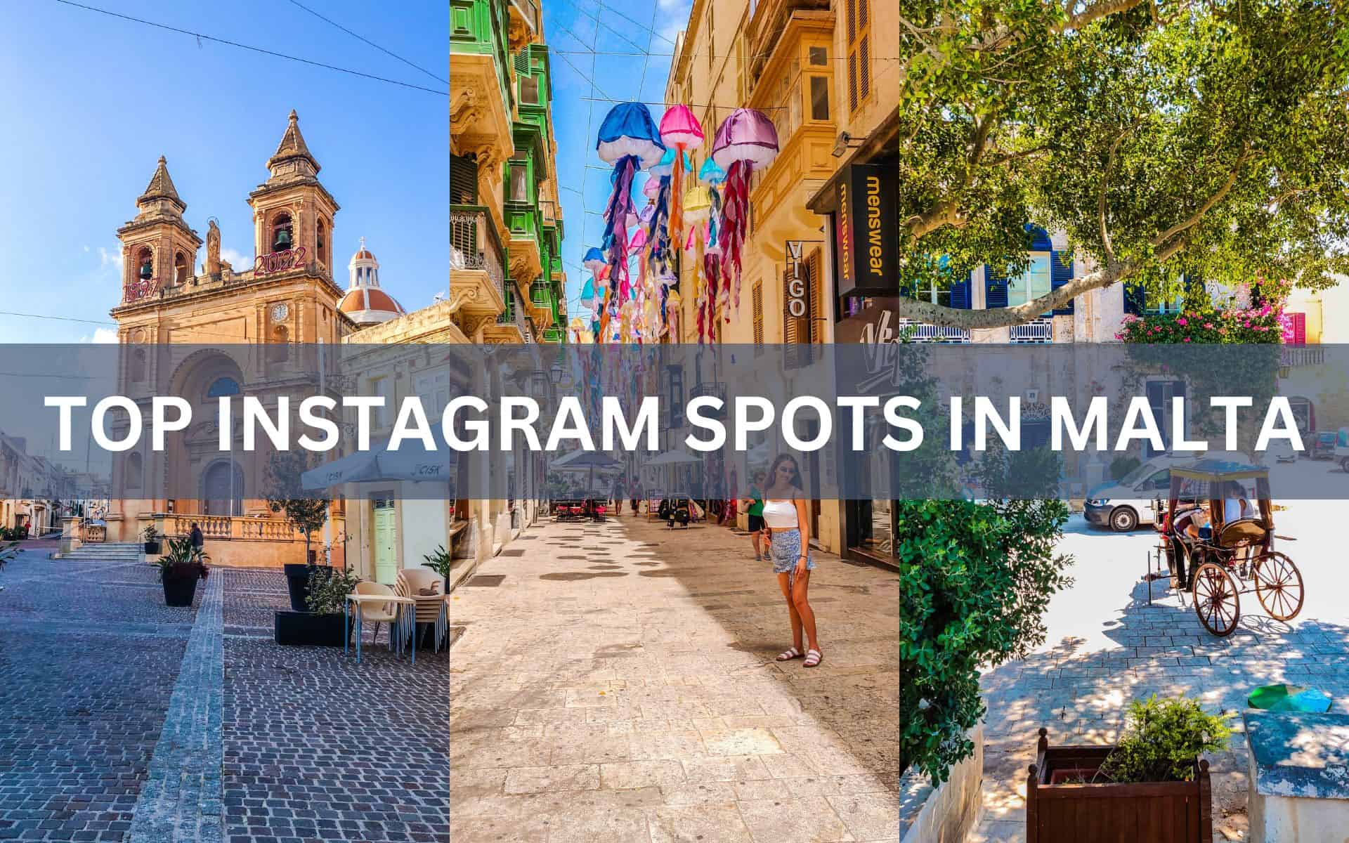 Marsaxlokk, Valletta and Mdina in Malta. Instagram Spots in Malta.