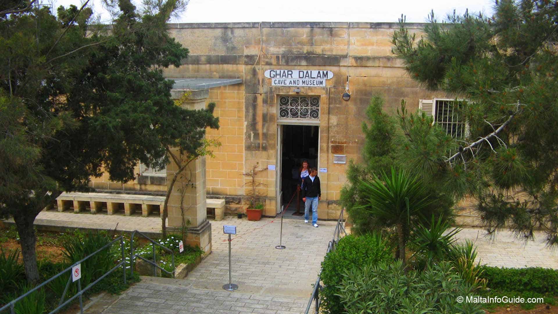 Ghar Dalam cave and museum entrance