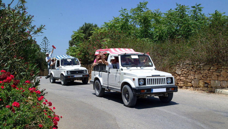 Malta jeep safari.