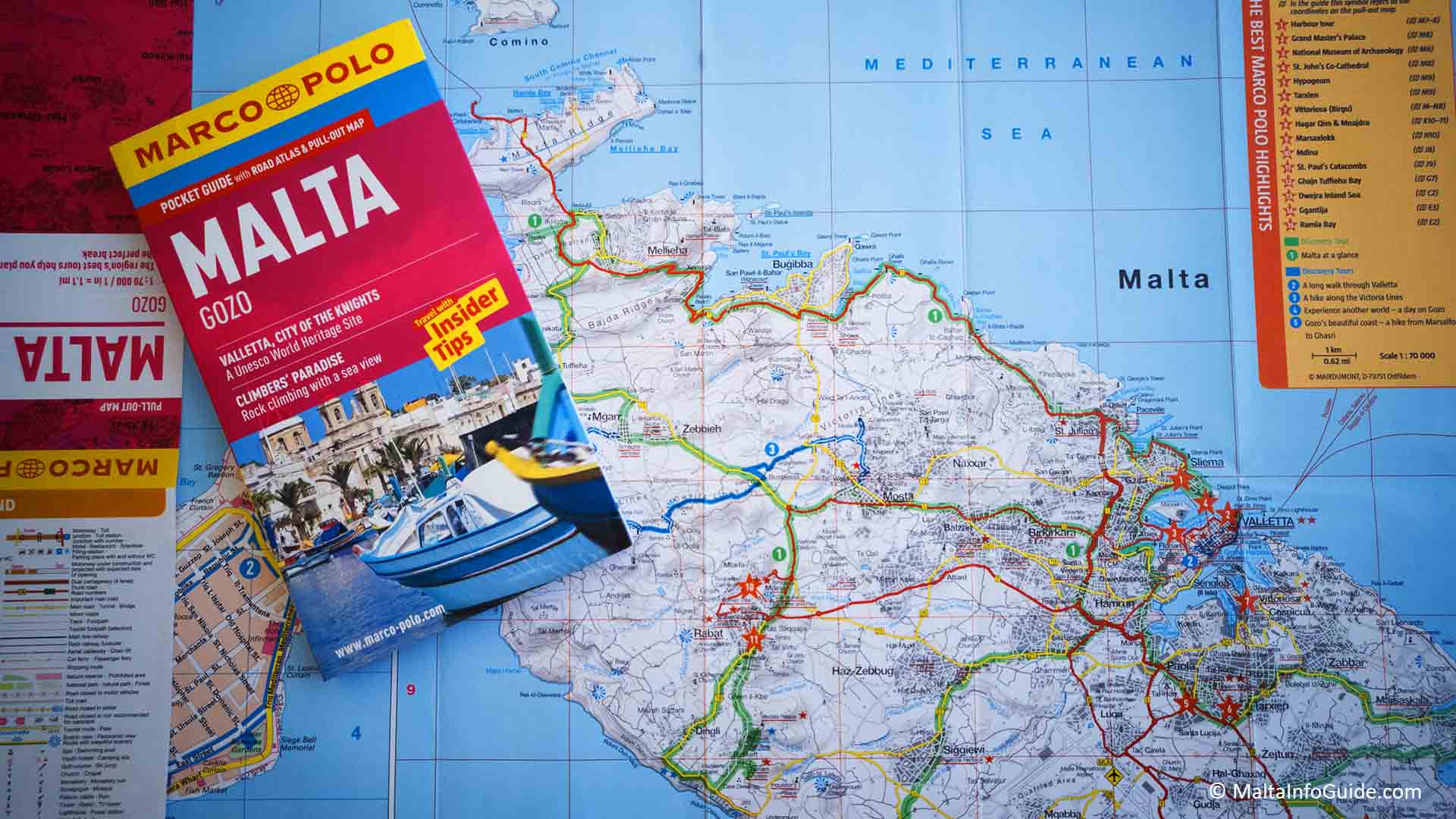See Maps of Malta and Locations to get Familiarised with the Islands