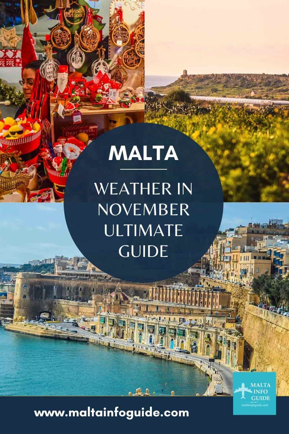 It is cooler by this time, during the day it is still warm depending if cloudy. By now mornings and evenings are fresh. Read more details on the weather in Malta in November page.