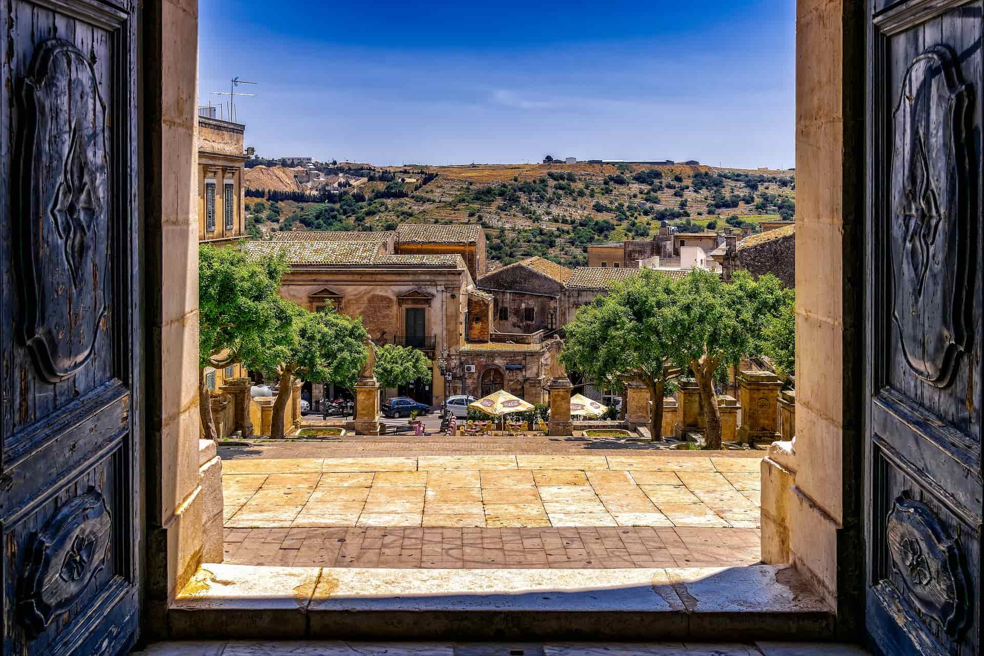 A view of Modica Sicily