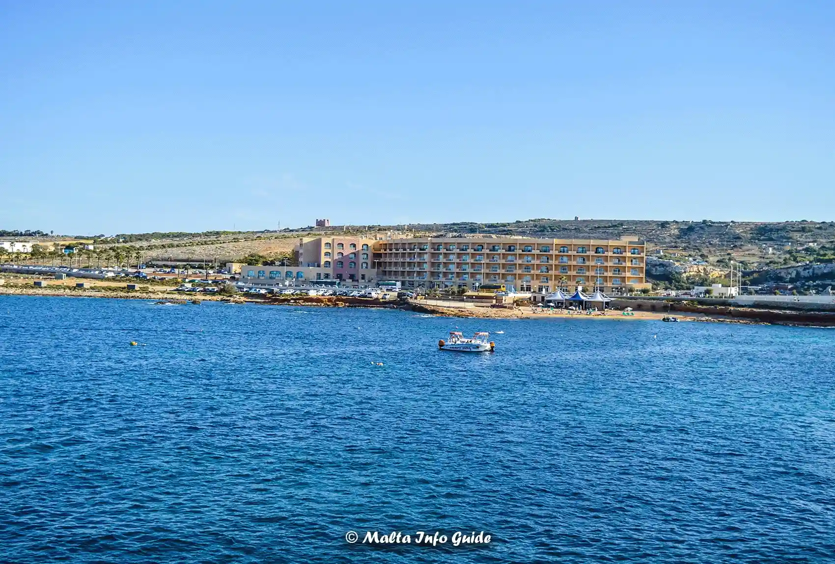 Paradise Bay Hotel Malta overlooks the sea near Ċirkewwa in northern Mellieħa.