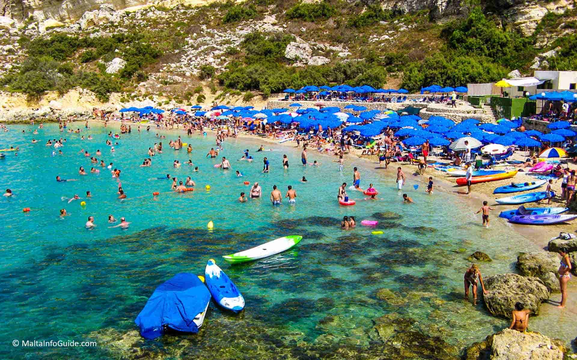 Paradise bay beach Malta
