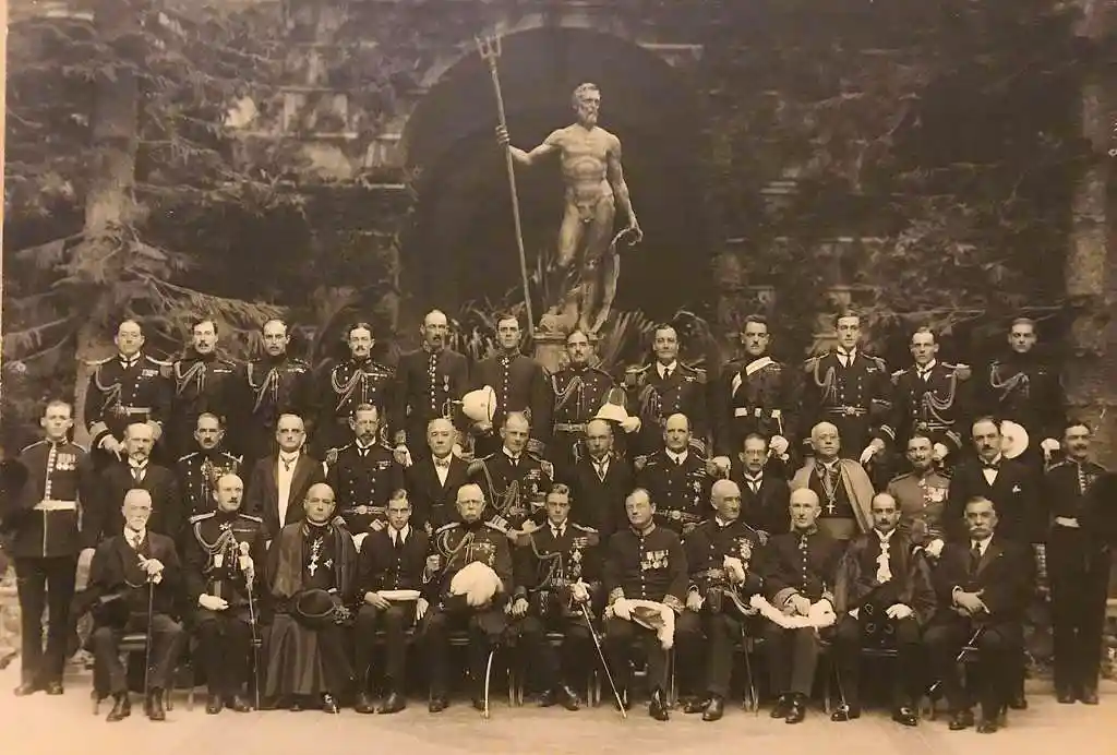 A Historic photograph of the inauguration of Malta's Constitution of 1921 taken by Richard Ellis.