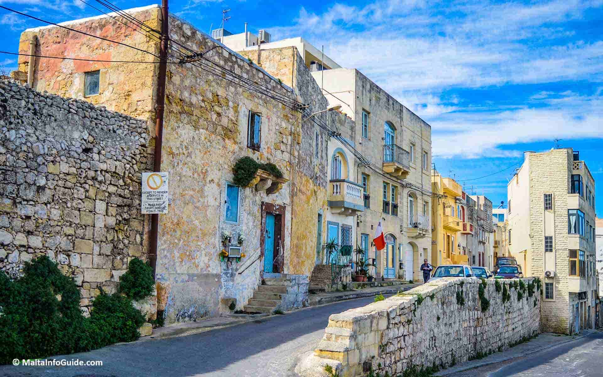 A quiet street in Rabat Malta.