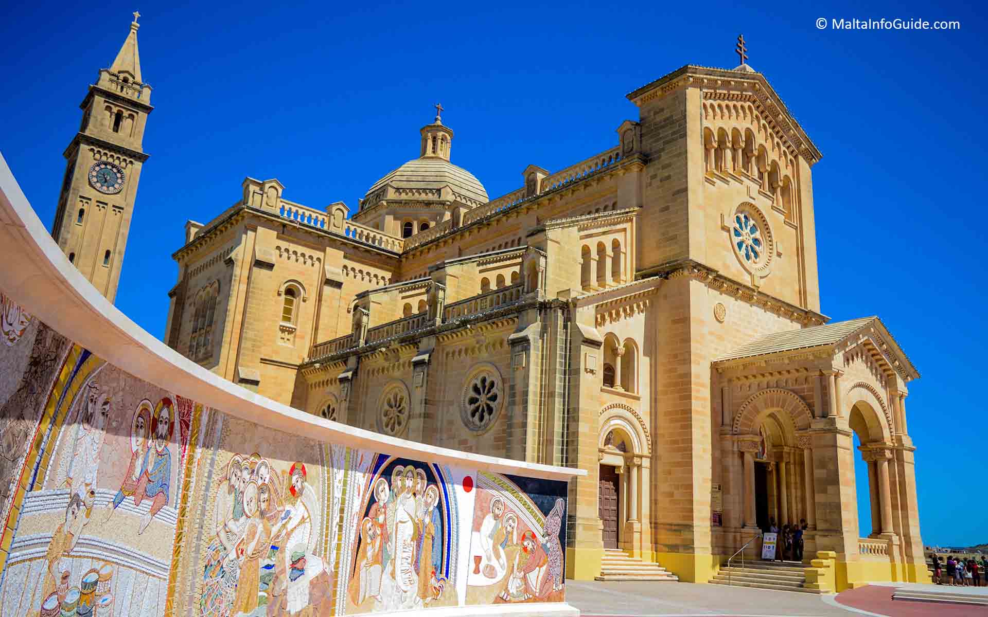 Ta'Pinu sanctuary church at Gharb Gozo dedicated to Blessed Virgin of Ta'Pinu