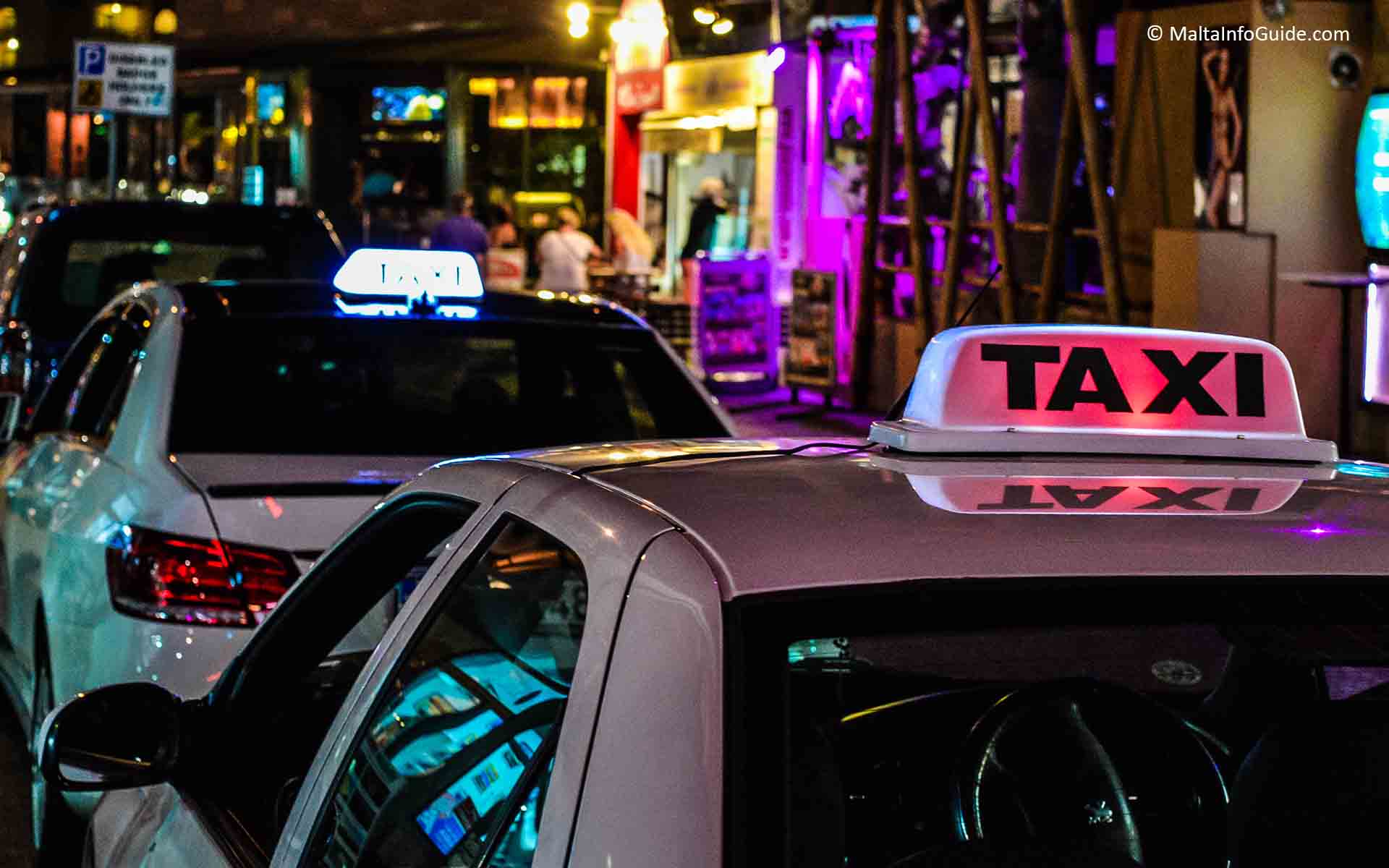 Paceville taxi services beside Baystreet