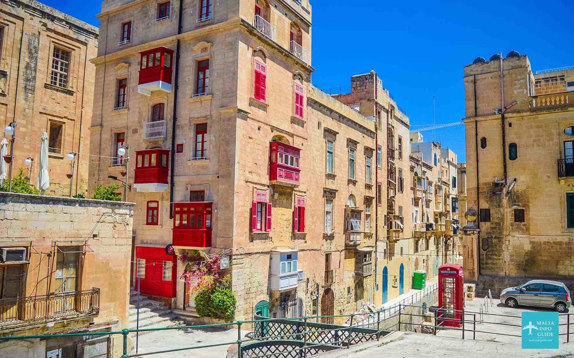 Valletta Malta streets. Here is some travel advice.