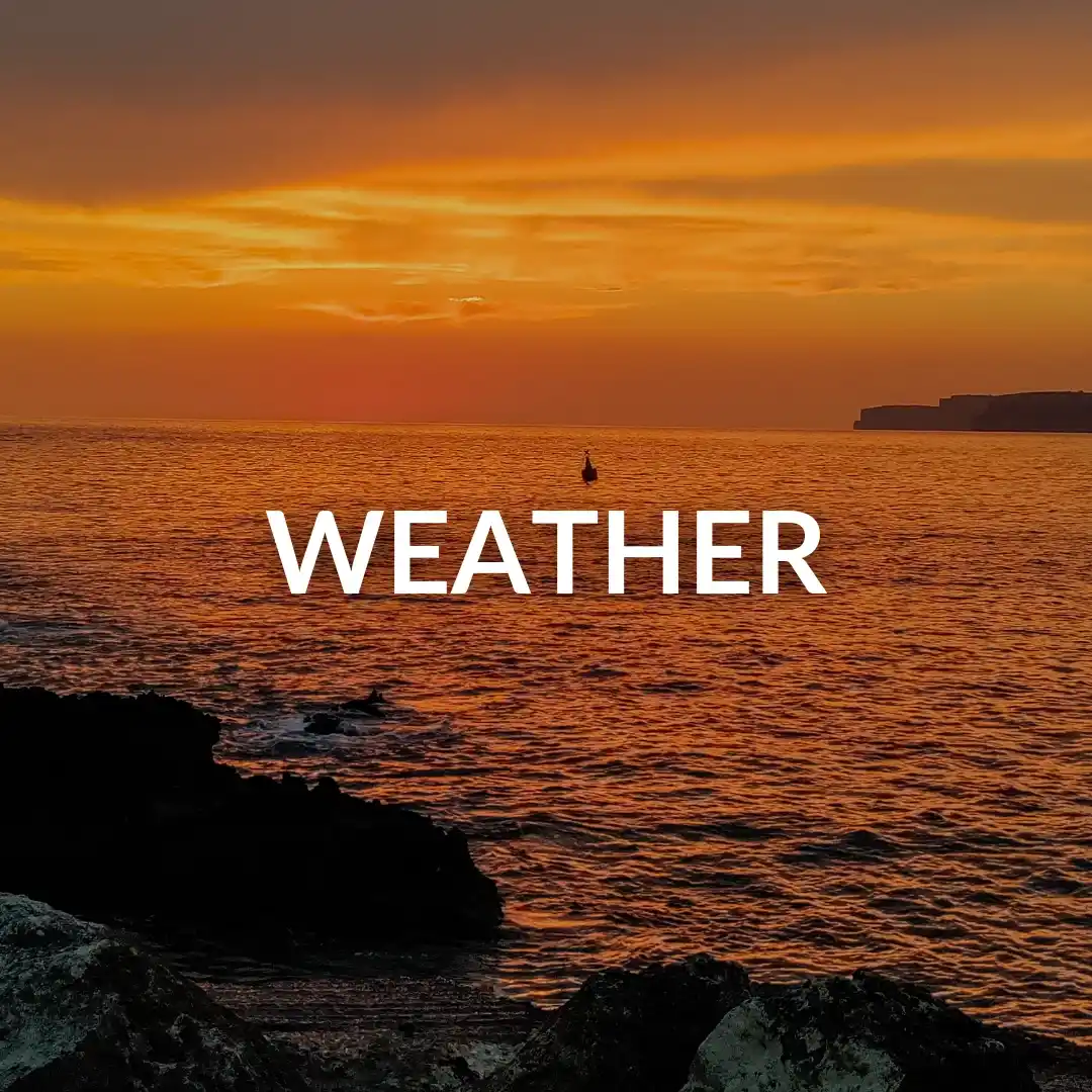 A golden sunset in Malta.