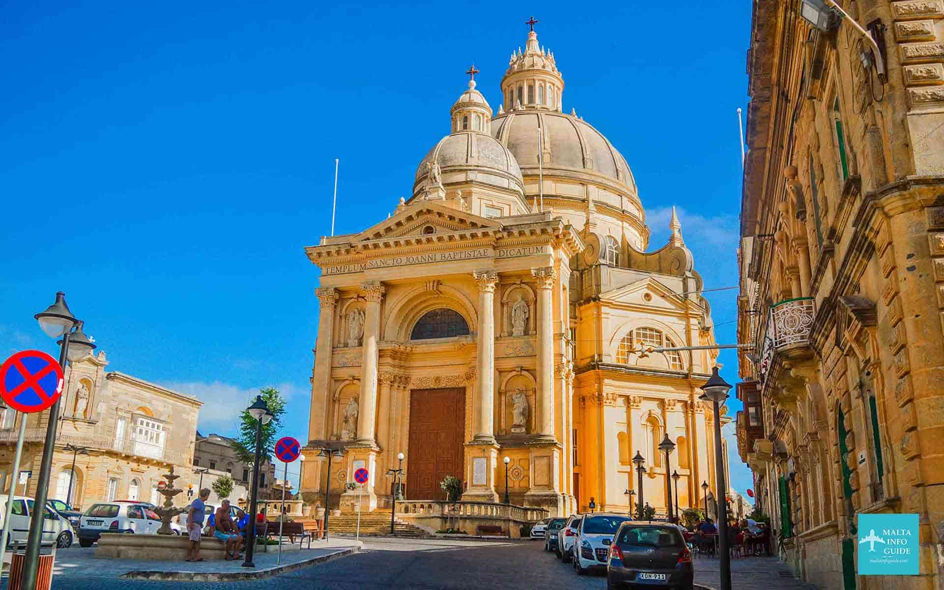 The Xewkija rotunda church in Gozo.